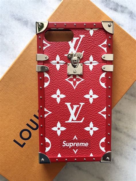 supreme lv iphone 7 plus case|louis vuitton supreme shoes.